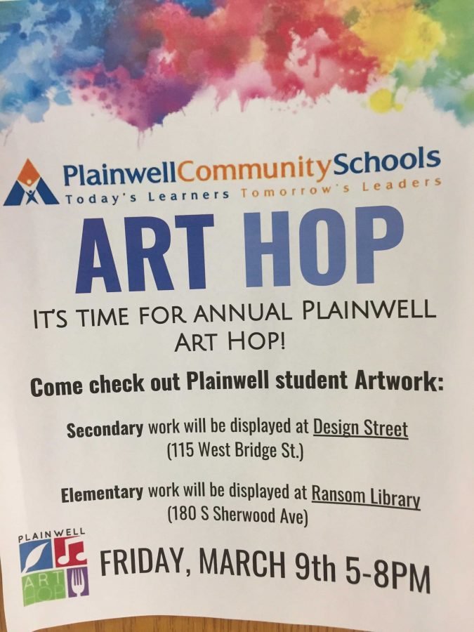 Art Hop Is making Plainwell POP.