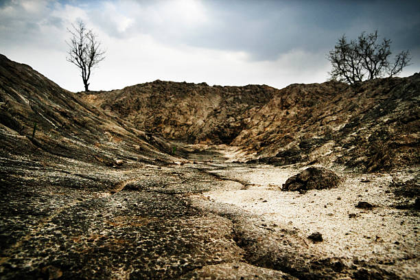 Abandoned construction site.